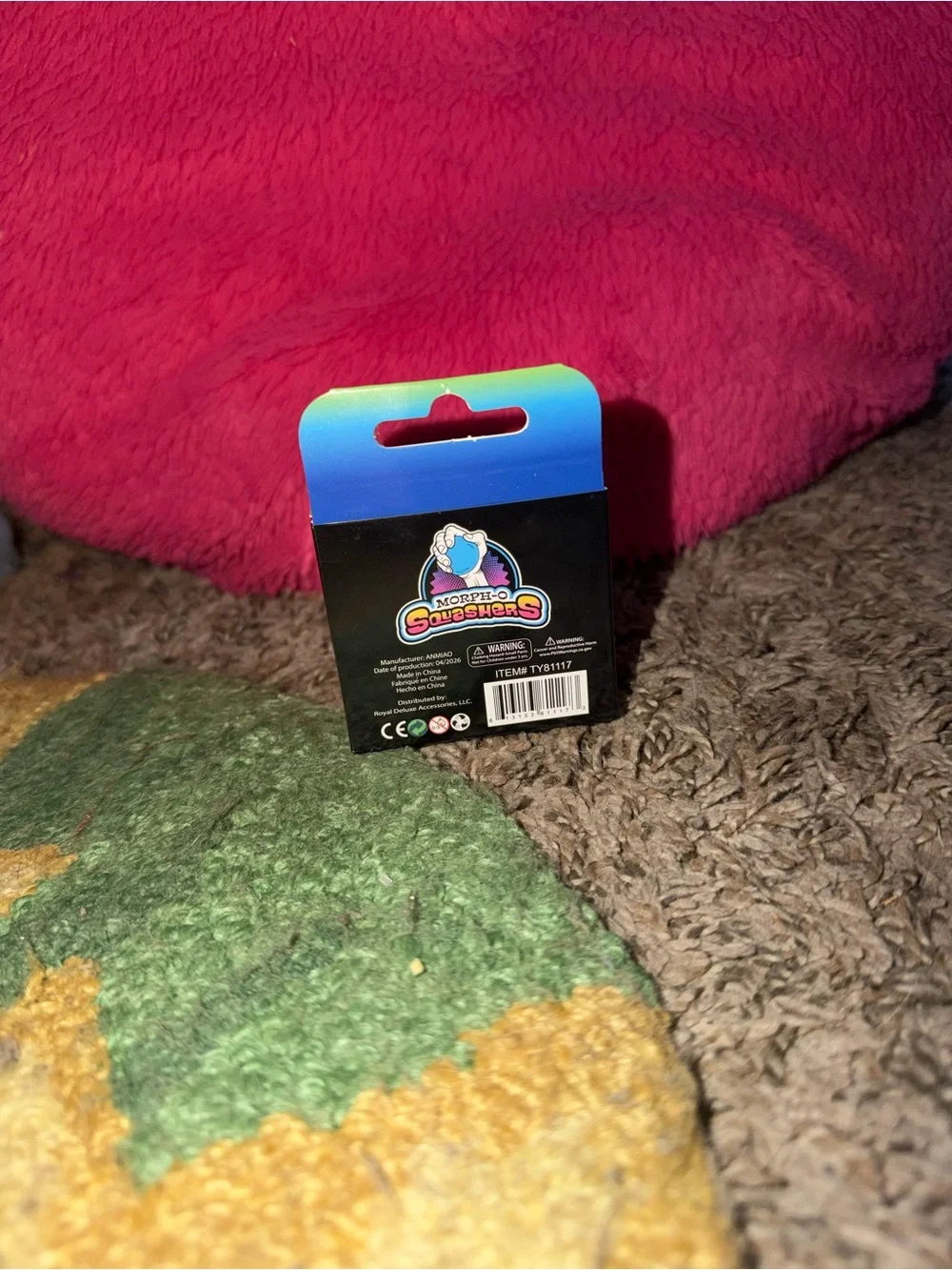 Morph-O Squashers Extra Strong Squishy Ball - Glitter - 1 Random Color Fidget